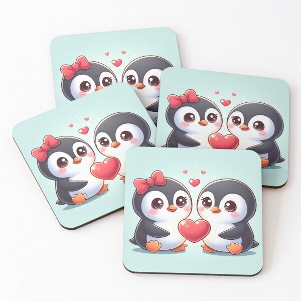 Item preview, Valentine's Day _ Penguins in love designed and sold by Arleven.