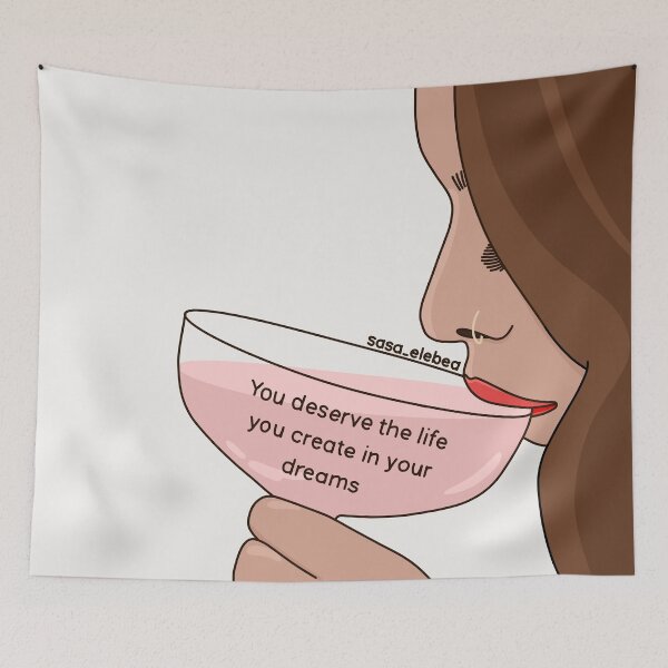 Item preview, You deserve the life of your dreams by Sasa Elebea designed and sold by Sabrina Brugmann.