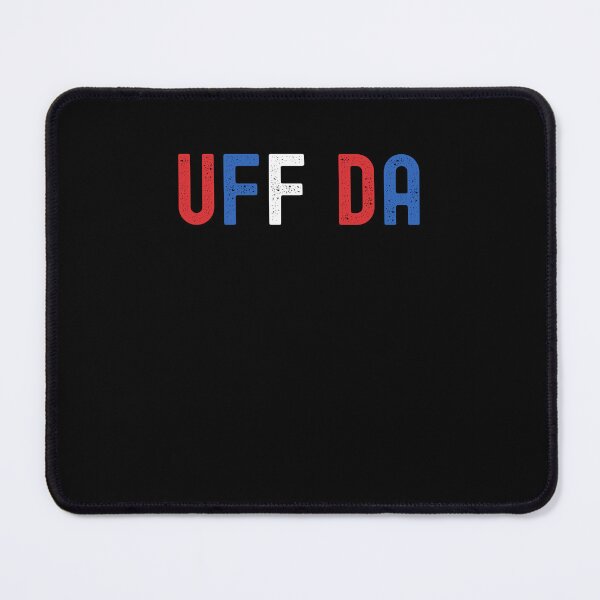 Item preview, Uff Da. Funny Minnesota saying Midwestern Norwegian flag designed and sold by snowry.