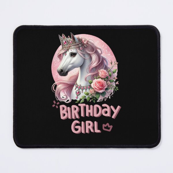 Item preview, Birthday Princess Girl Pony  designed and sold by The Art of Kkatarynka.