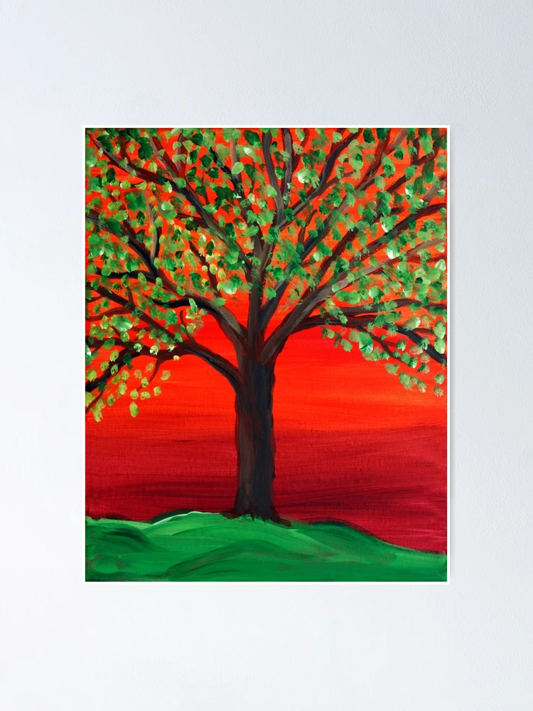 Thumbnail 1 of 3, Poster, Sunset Tree designed and sold by William Gushue.