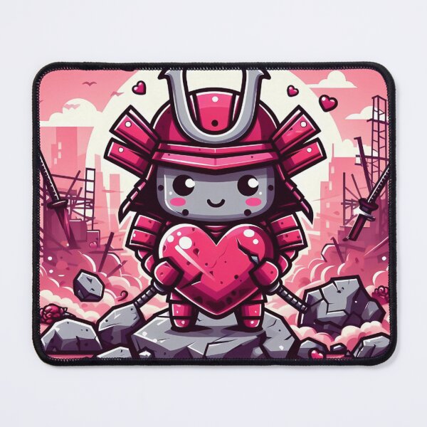Item preview, Cyber Shogun Rockbot – The Ultimate Warrior of Power and Rebellion - Valentine’s Day - Model 11 designed and sold by NeonBot_Shop.