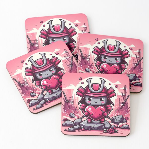 Item preview, Cyber Shogun Rockbot – The Ultimate Warrior of Power and Rebellion - Valentine’s Day - Model 11 designed and sold by NeonBot_Shop.