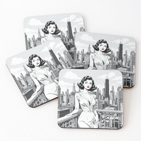 Item preview, Digital Erotic Vintage PinUp Style Poster designed and sold by AiFantasticArt.