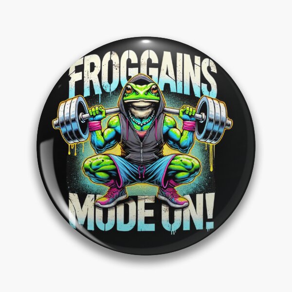 Item preview, Frog athlete - muscle highlight designed and sold by ATOTI.