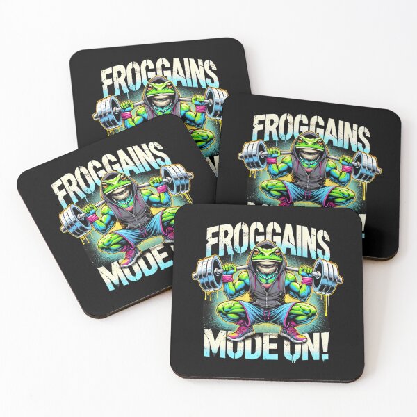 Item preview, Frog athlete - muscle highlight designed and sold by ATOTI.
