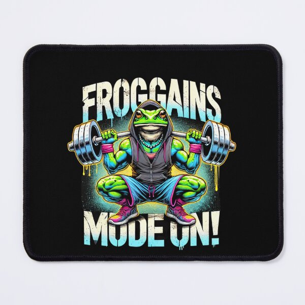 Item preview, Frog athlete - muscle highlight designed and sold by ATOTI.