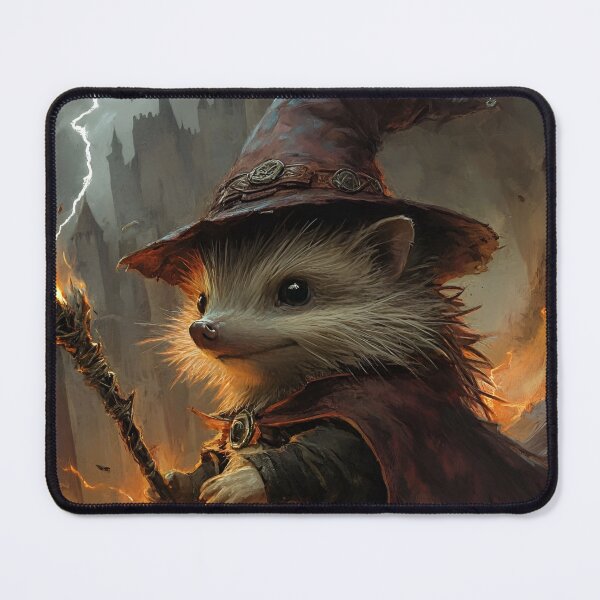 Item preview, RPG Hedgehog Mage designed and sold by RockFireMerch.