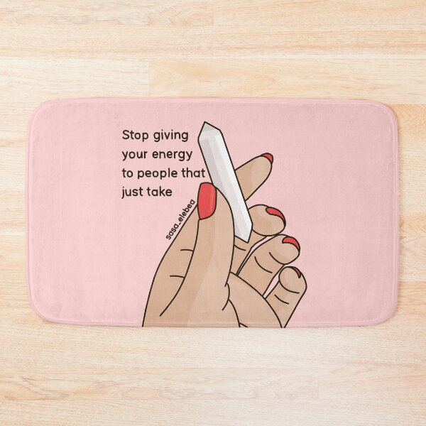 Item preview, Stop giving your energy by Sasa Elebea designed and sold by Sabrina Brugmann.