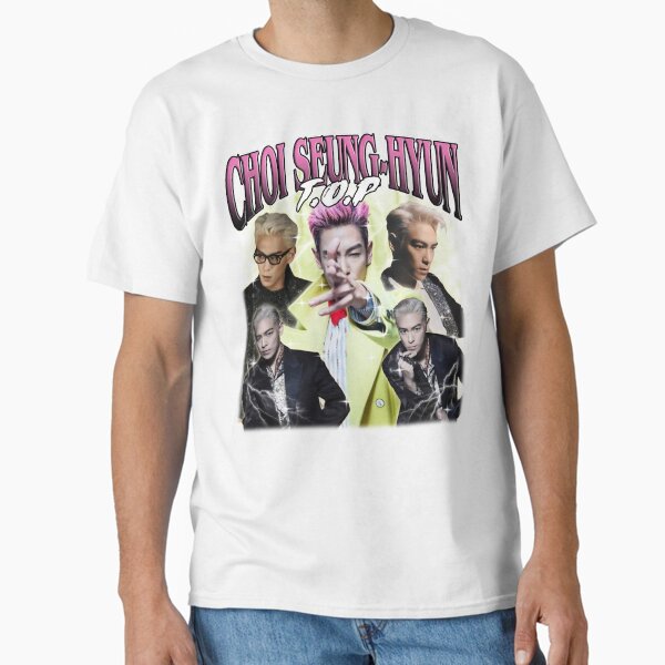 Item preview, Choi Seung Hyun (T.O.P) Fan T-Shirt - Inspired K-Pop Graphic Tee for Fan designed and sold by quotes-print.