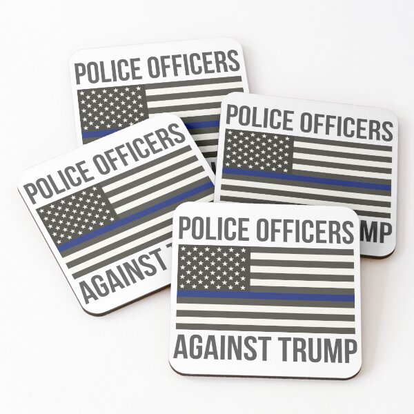 Item preview, Police officers against Trump designed and sold by Rachel the Artist .