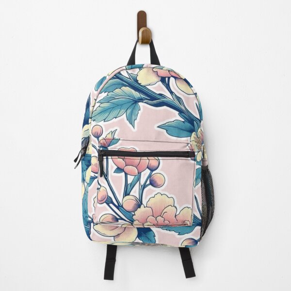 Item preview, Flowers, botanical, spring, floral pattern, cottagecore, japanese pop art designed and sold by Sugar Wisdom .