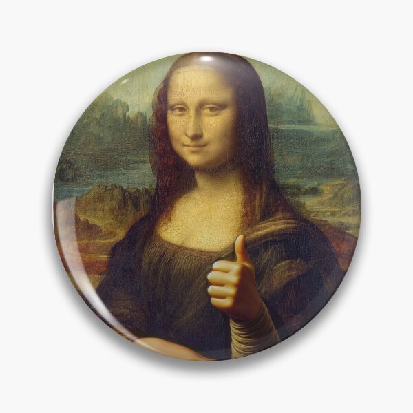 Item preview, Mona Lisa Life is Good Leonardo Da Vinci Art parody designed and sold by ArtUnova.