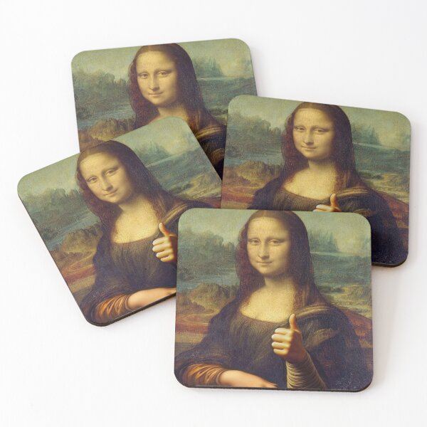 Item preview, Mona Lisa Life is Good Leonardo Da Vinci Art parody designed and sold by ArtUnova.