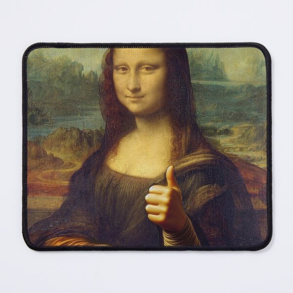 Item preview, Mona Lisa Life is Good Leonardo Da Vinci Art parody designed and sold by ArtUnova.