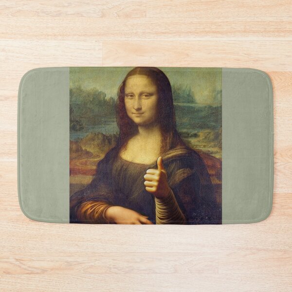Item preview, Mona Lisa Life is Good Leonardo Da Vinci Art parody designed and sold by ArtUnova.