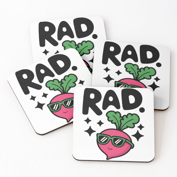 Item preview, Rad! Cute Radish Gardening Puns designed and sold by PMCreative.