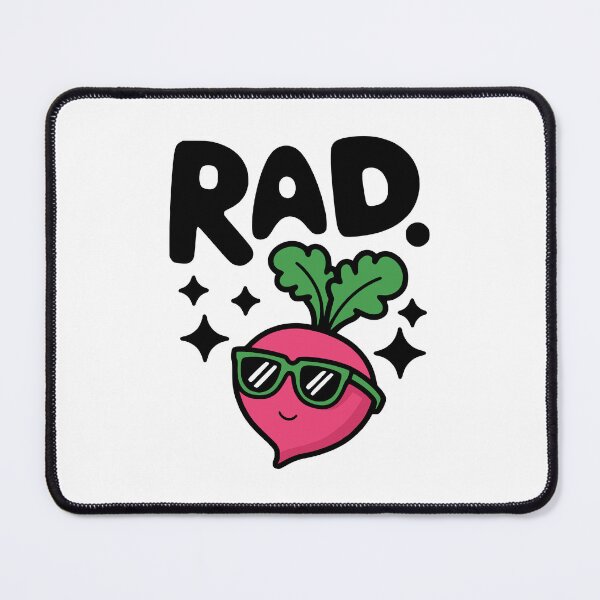 Item preview, Rad! Cute Radish Gardening Puns designed and sold by PMCreative.