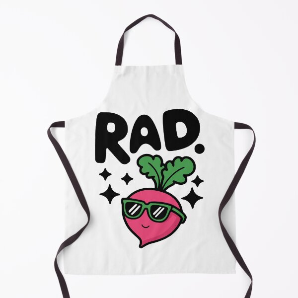 Item preview, Rad! Cute Radish Gardening Puns designed and sold by PMCreative.