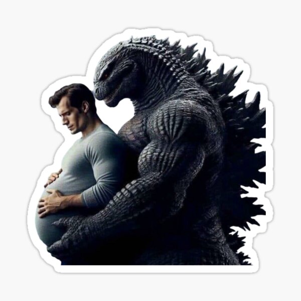 Item preview, Godzilla x Henry Cavill pregnant couple designed and sold by Endless-mind.