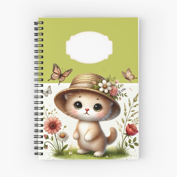 Item preview, Floral Kitten  designed and sold by BlissWishes.