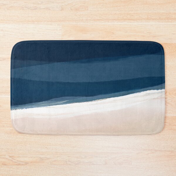Item preview, Minimal Beach Abstract 2 | Indigo and Tan designed and sold by Menega  Sabidussi.