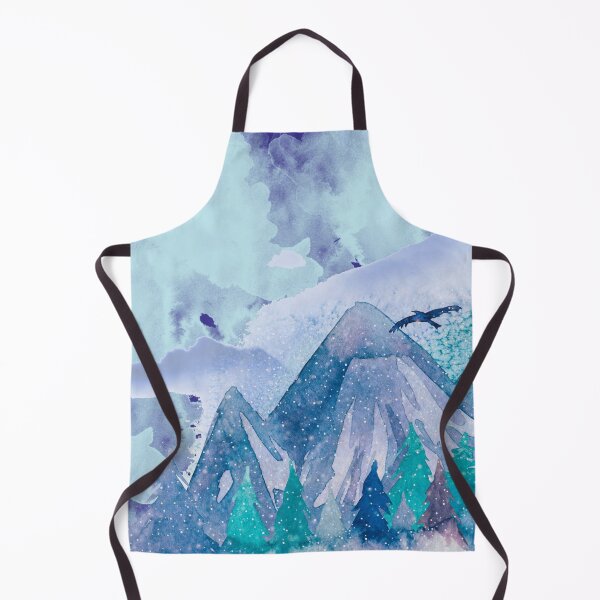 Item preview, Watercolour mountains designed and sold by GasconyPassion.