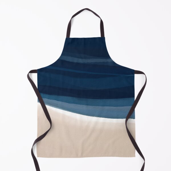 Item preview, Minimal Beach Abstract 1 | Indigo and Tan designed and sold by Menega Sabidussi.
