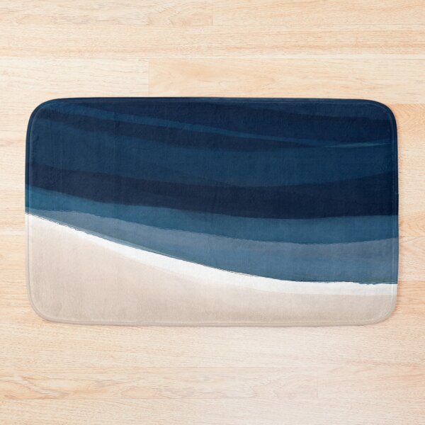 Item preview, Minimal Beach Abstract 1 | Indigo and Tan designed and sold by Menega  Sabidussi.