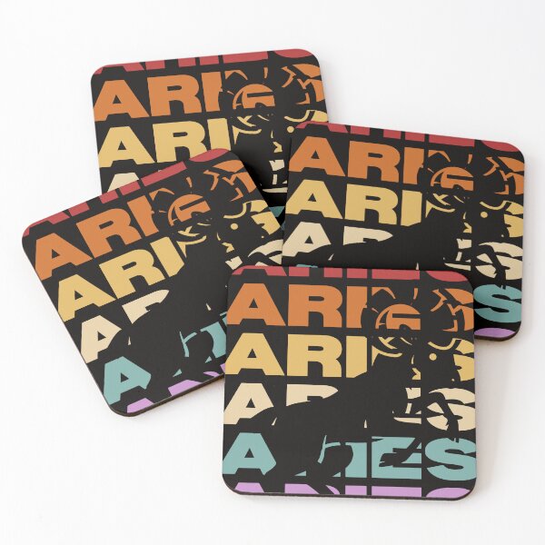 Item preview, Aries Zodiac Sign - Retro Text designed and sold by TuncGK.