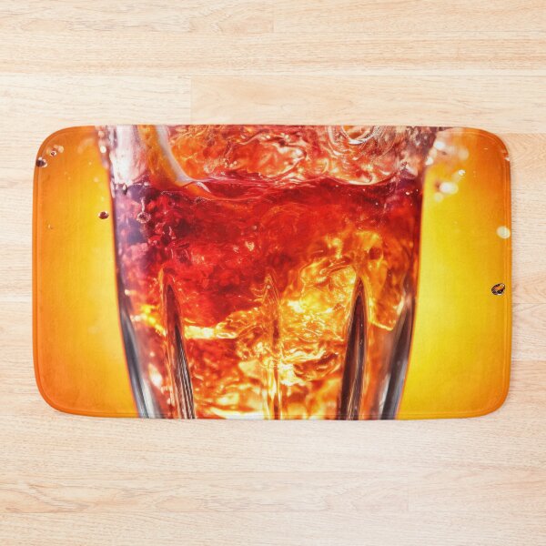 Item preview, Cocktail splashing on orange background designed and sold by anytka.