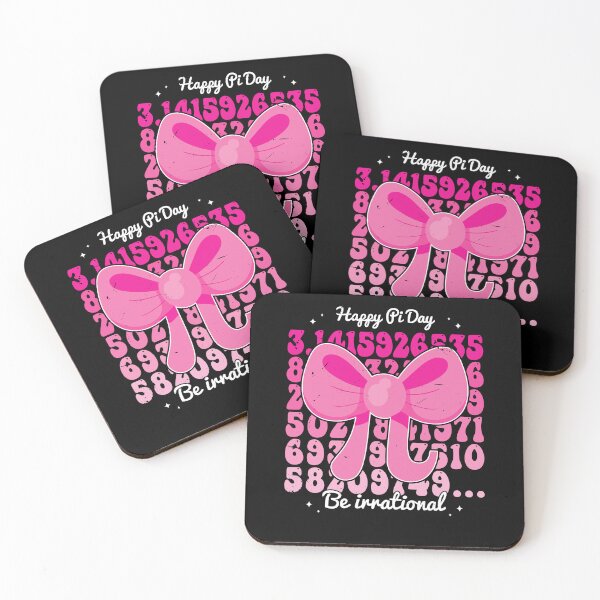 Item preview, Happy Pi Day Girls Coquette Bow Teacher Pi Day 3.14 Design 2025 for Math Teachers or Students Pink Gift For Girls Women designed and sold by JUSTBEELEGANT.