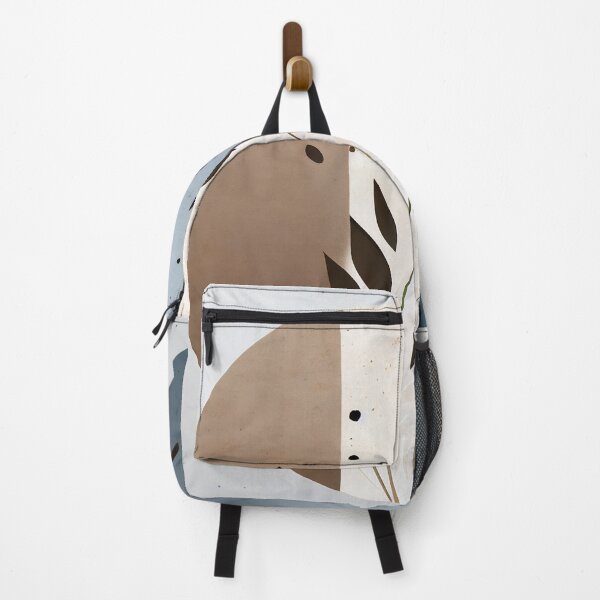 Item preview, Floral logo with pale brown and blue color design designed and sold by anytka.