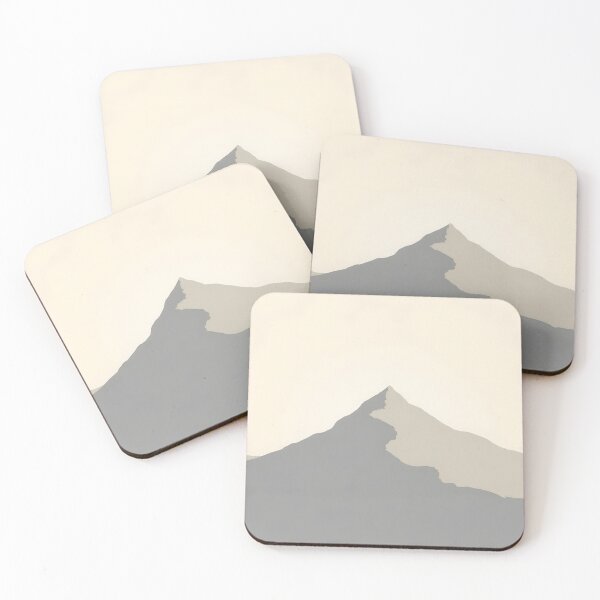 Item preview, Minimal Moutain Warm Tone designed and sold by tpMinimalist.