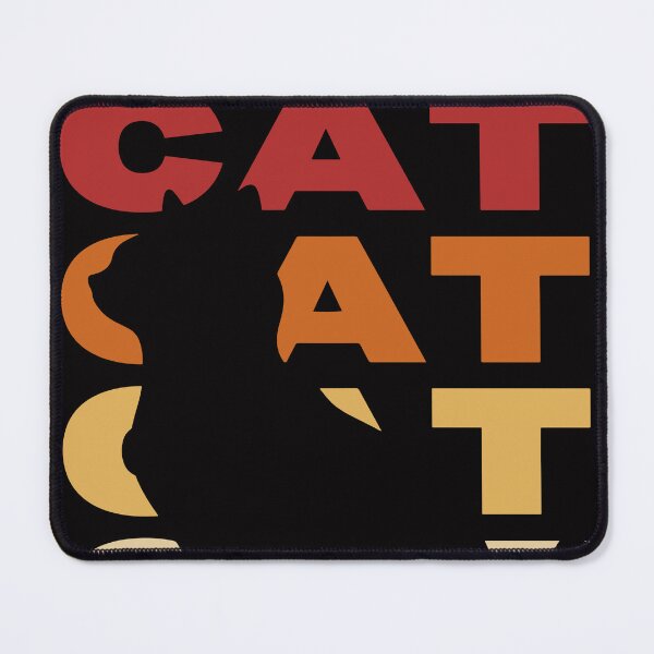 Item preview, Retro Cat - Pastel Text for Kitten Lovers designed and sold by TuncGK.