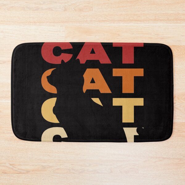 Item preview, Retro Cat - Pastel Text for Kitten Lovers designed and sold by TuncGK.