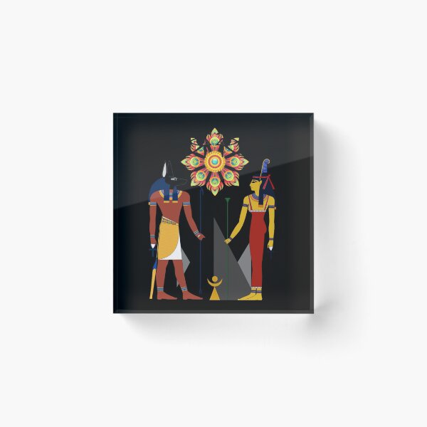 Item preview, Kemet Egyptian Mythological Modern Art T Shirt Anubis Maat(2) designed and sold by Rahimseven.