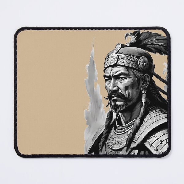 Item preview, Tatar Warrior | Black Ink Art designed and sold by Pickmash.