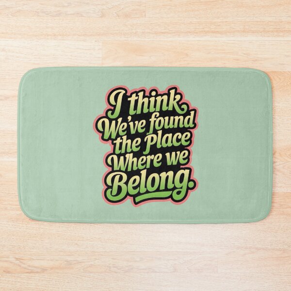 Item preview, where we belong designed and sold by aluap106.