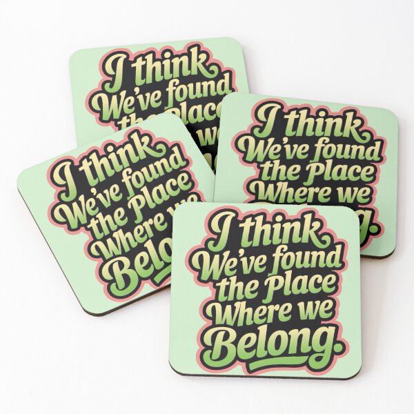Item preview, where we belong designed and sold by aluap106.