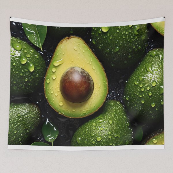 Item preview, Avocado pattern with water drops. Texture for eco and healthy food. Modern and trendy designed and sold by anytka.