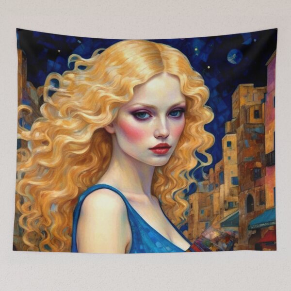 Item preview, Lady Going Shopping Art designed and sold by TheDarkWardrobe.