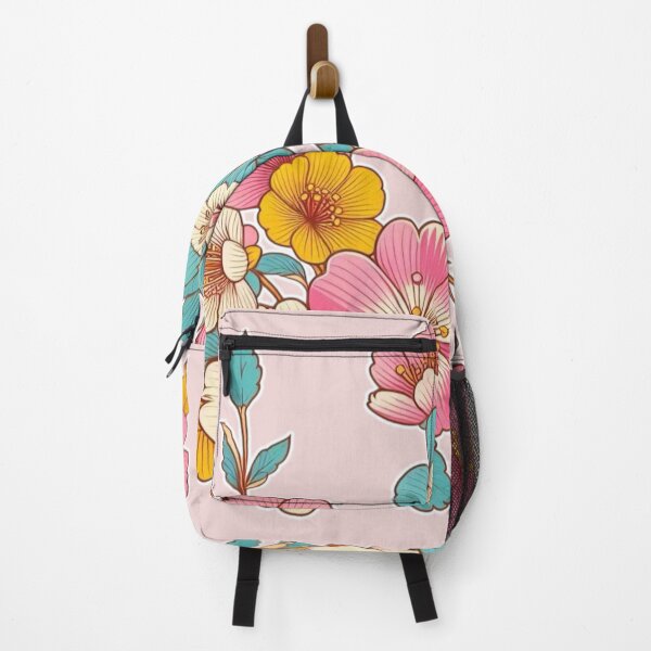 Item preview, Flowers, botanical, spring, floral pattern, cottagecore, japanese pop art designed and sold by Sugar Wisdom .