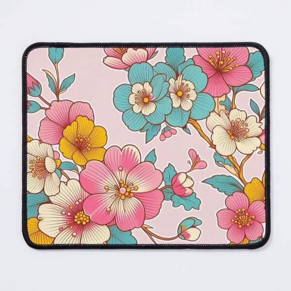 Item preview, Flowers, botanical, spring, floral pattern, cottagecore, japanese pop art designed and sold by Sugar Wisdom .
