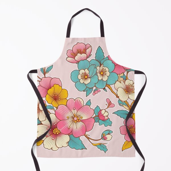 Item preview, Flowers, botanical, spring, floral pattern, cottagecore, japanese pop art designed and sold by Sugar Wisdom .