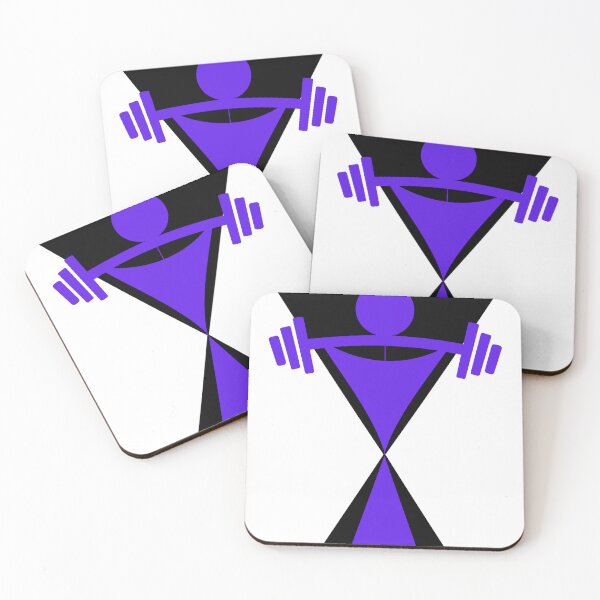 Item preview, "Bold Purple Weightlifting Icon: Empower Your Fitness Brand" designed and sold by IINSPIRA.