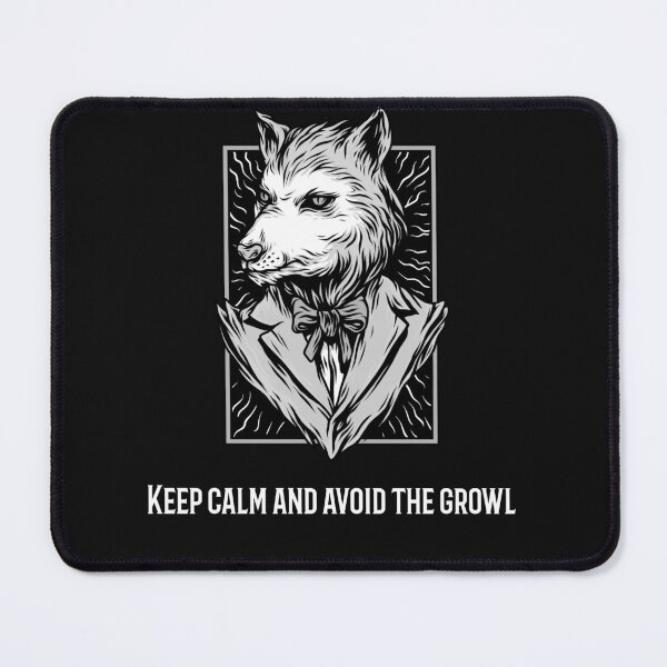 Item preview, Keep calm and avoid the growl designed and sold by nomadwanderer.