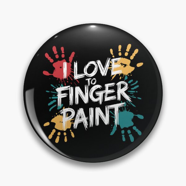 Item preview, I Love To Finger Paint Shirt - This gift is perfect for artists, teachers, kids, and anyone who loves creative fun with paint. designed and sold by ZyziowskyArt.