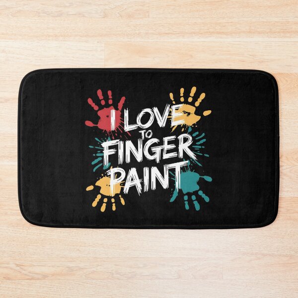 Item preview, I Love To Finger Paint Shirt - This gift is perfect for artists, teachers, kids, and anyone who loves creative fun with paint. designed and sold by ZyziowskyArt.