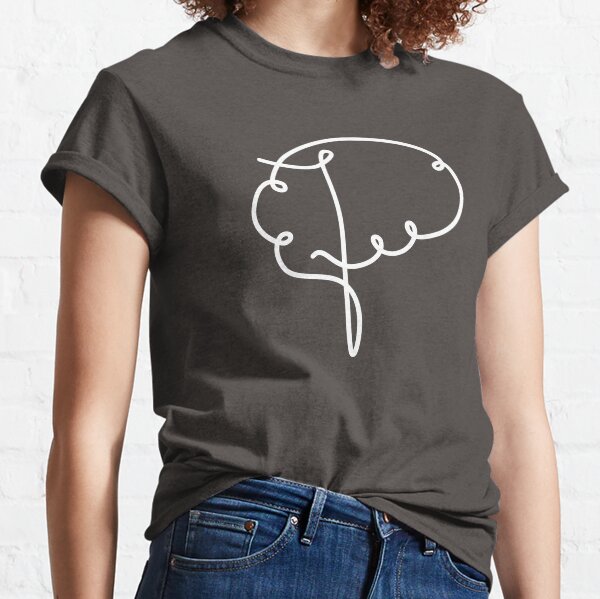 Vista previa del artículo con la obra «Camiseta Pontifica "P Brain"», diseñado y vendido por SetGoStudios.